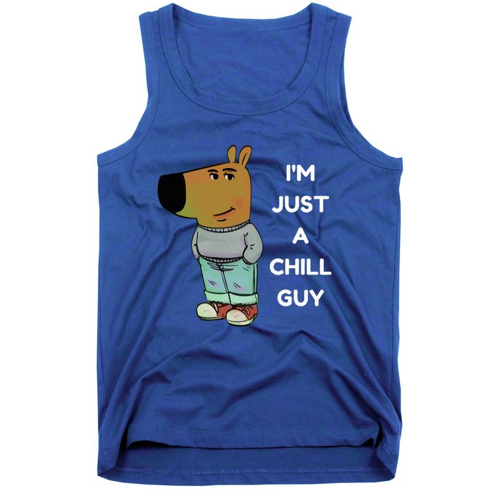 Funny IM Just A Chill Guy Meme Tank Top