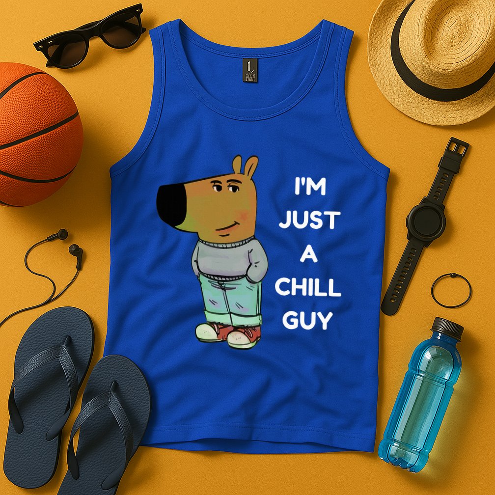 Funny IM Just A Chill Guy Meme Tank Top
