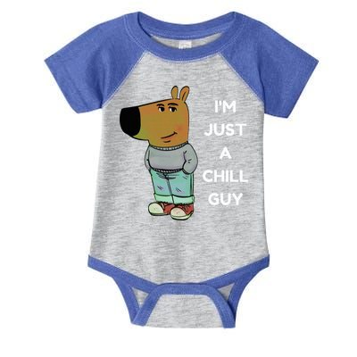 Funny IM Just A Chill Guy Meme Infant Baby Jersey Bodysuit