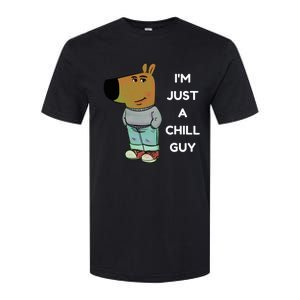 Funny IM Just A Chill Guy Meme Softstyle CVC T-Shirt