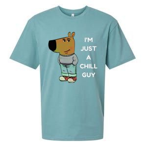 Funny IM Just A Chill Guy Meme Sueded Cloud Jersey T-Shirt