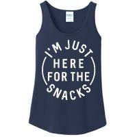 Funny I'm Just Here For The Snacks Ladies Essential Tank