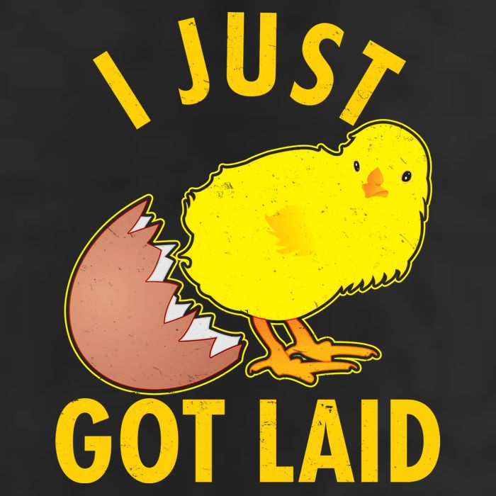 Funny I Just Got Laid 7 Panel Mesh Trucker Snapback Hat