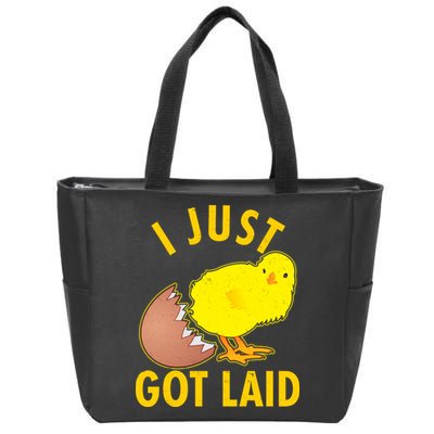 Funny I Just Got Laid Zip Tote Bag