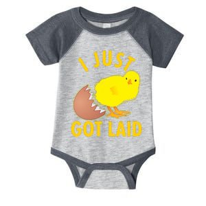 Funny I Just Got Laid Infant Baby Jersey Bodysuit