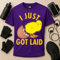Funny I Just Got Laid Cooling Performance Crew T-Shirt
