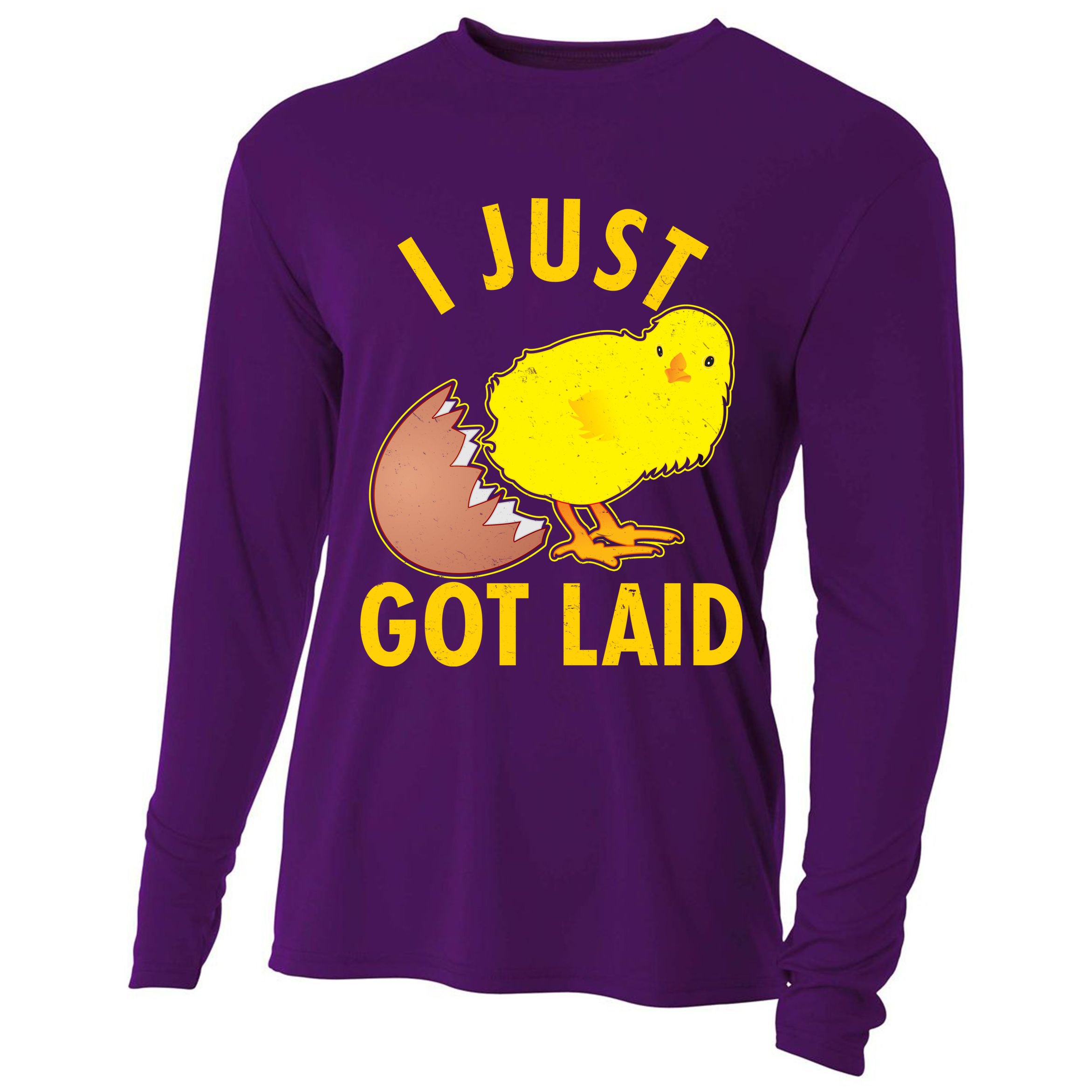 Funny I Just Got Laid Cooling Performance Long Sleeve Crew
