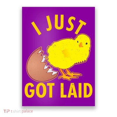 Funny I Just Got Laid Poster