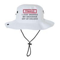 Fragile I Just Dropped My Daughter Off At College Funny Bucket Hat