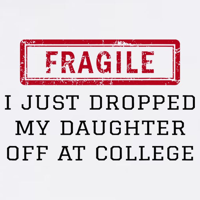 Fragile I Just Dropped My Daughter Off At College Funny Short Acrylic Beanie