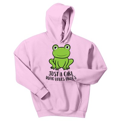 Frog I Just Really Like Frogs Funny Frog Lovers Gift Kids Hoodie