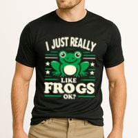 Funny I Just Really Like Frogs Owner Lover Frog Gifts Cooling Performance Crew T-Shirt
