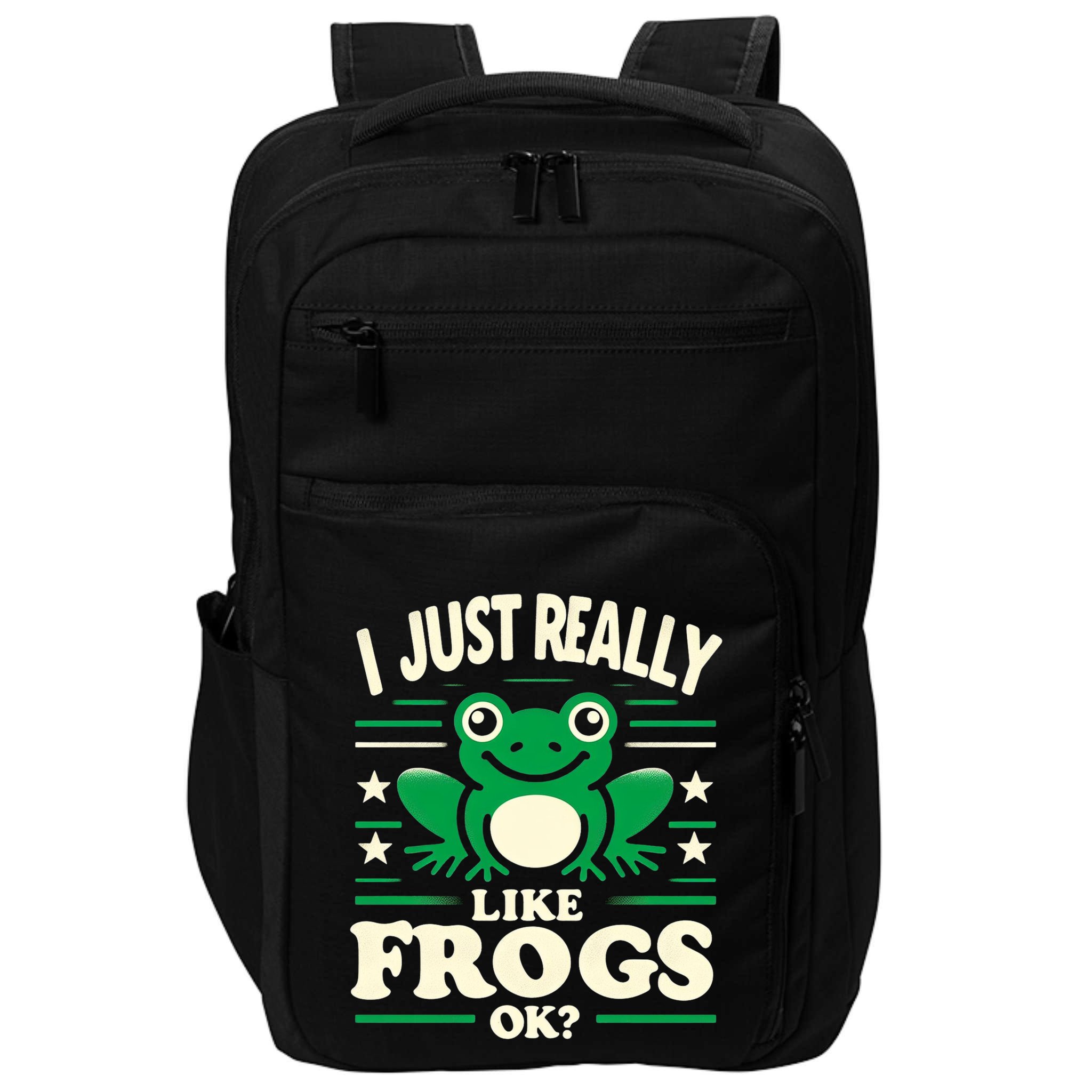 Funny I Just Really Like Frogs Owner Lover Frog Gifts Impact Tech Backpack
