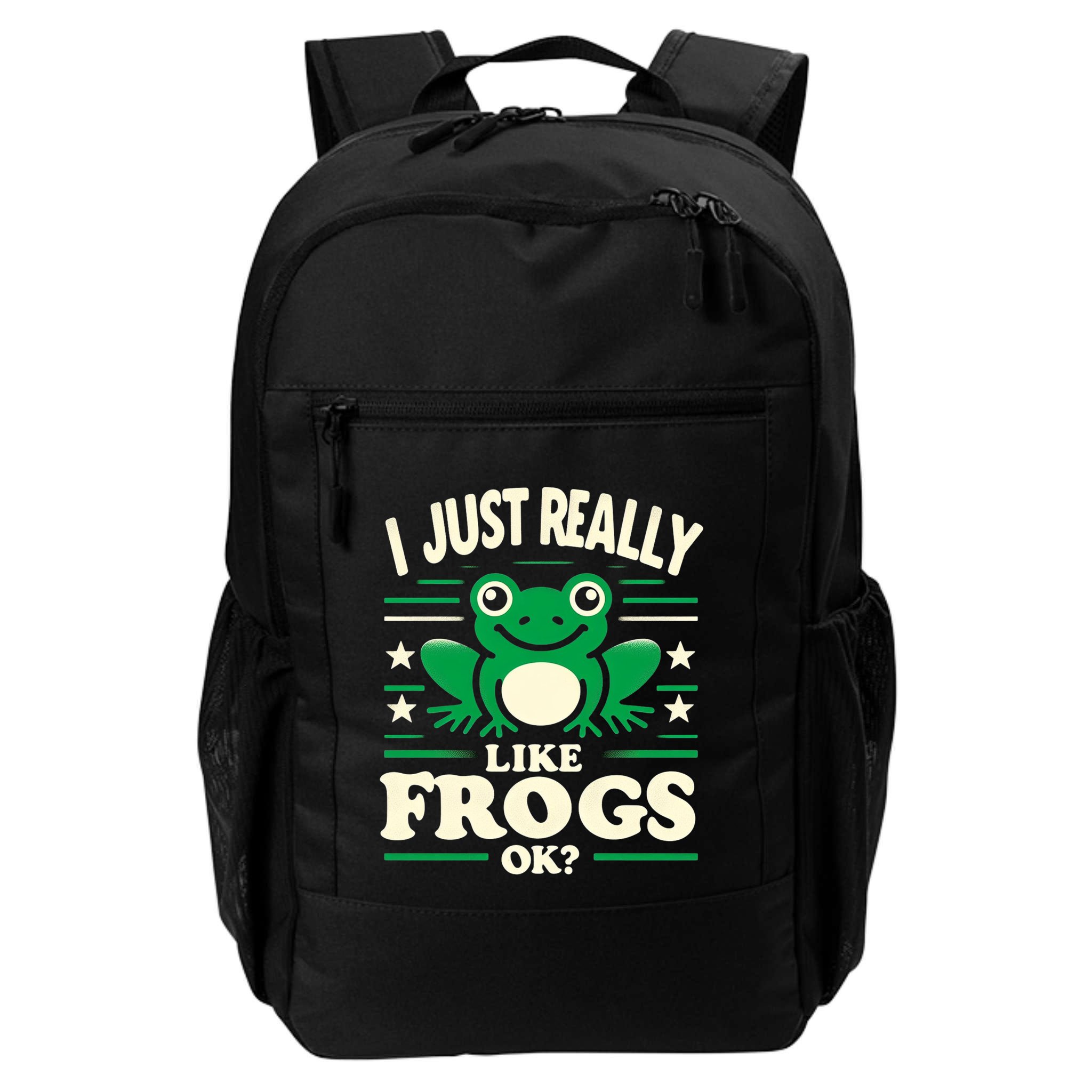 Funny I Just Really Like Frogs Owner Lover Frog Gifts Backpack