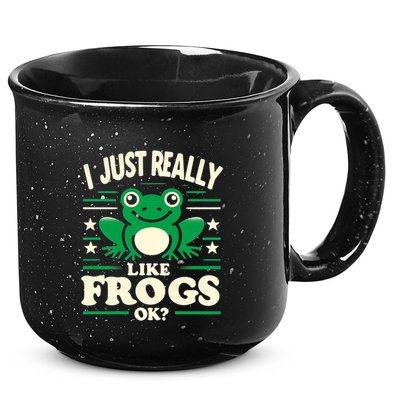 Funny I Just Really Like Frogs Owner Lover Frog Gifts 15oz Campfire Ceramic Mug