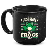 Funny I Just Really Like Frogs Owner Lover Frog Gifts 15oz Campfire Ceramic Mug