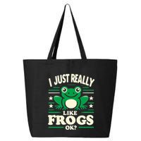 Funny I Just Really Like Frogs Owner Lover Frog Gifts 25L Jumbo Tote