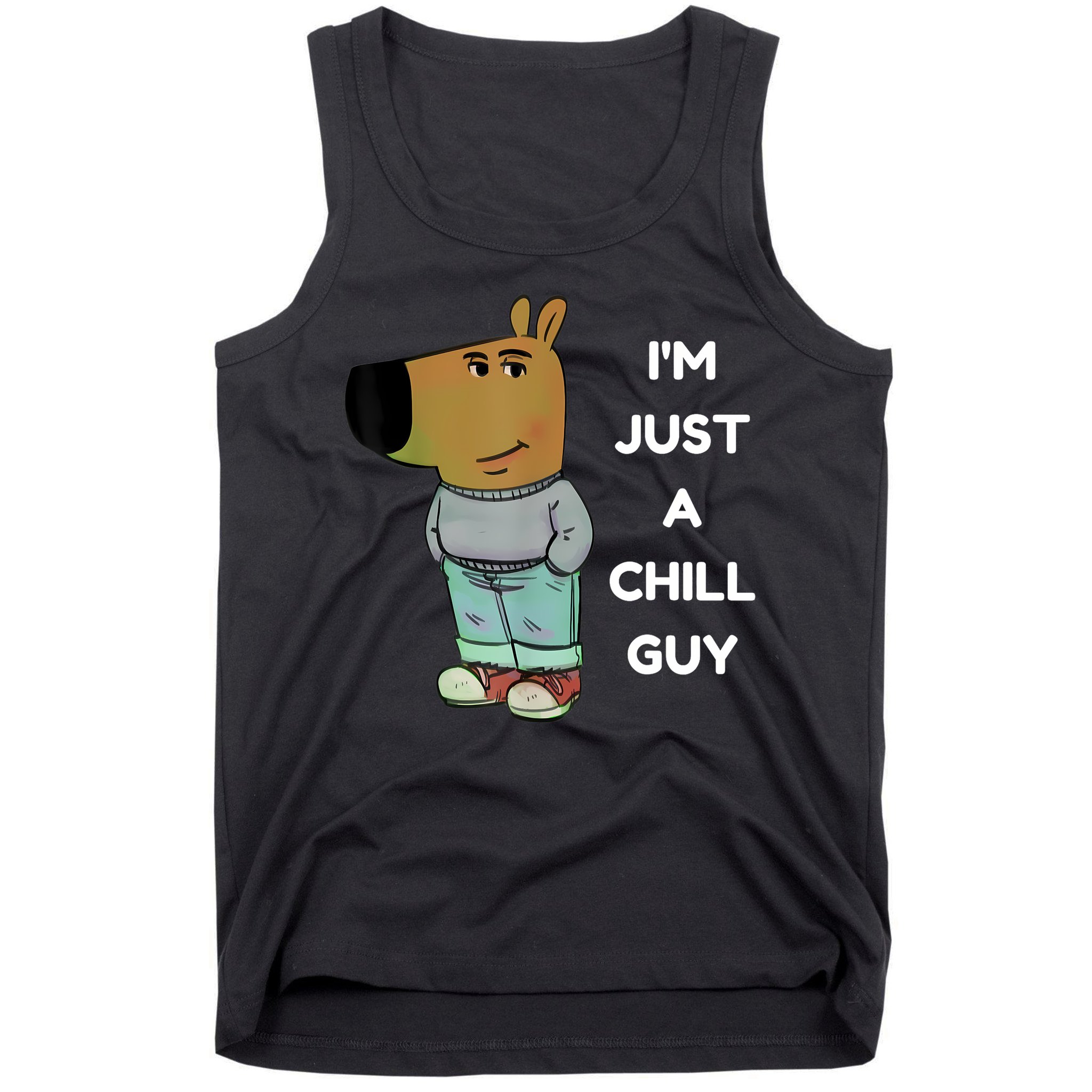 Funny IM Just A Chill Guy Meme Tank Top
