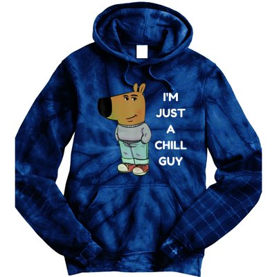 Funny IM Just A Chill Guy Meme Tie Dye Hoodie