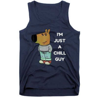 Funny IM Just A Chill Guy Meme Tank Top