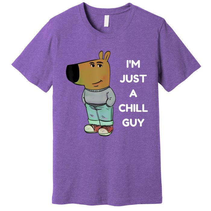 Funny IM Just A Chill Guy Meme Premium T-Shirt