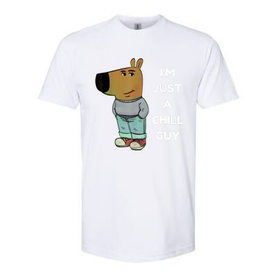 Funny IM Just A Chill Guy Meme Softstyle CVC T-Shirt