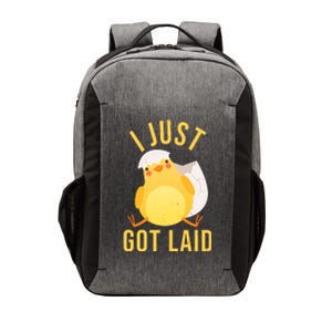 Funny I Just Got Laid Chick Vector Backpack