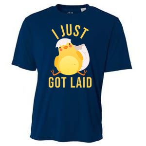 Funny I Just Got Laid Chick Cooling Performance Crew T-Shirt