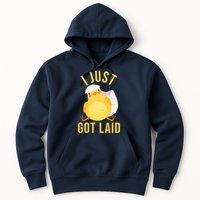 Funny I Just Got Laid Chick Hoodie