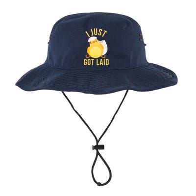 Funny I Just Got Laid Chick Bucket Hat