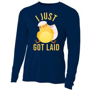 Funny I Just Got Laid Chick Cooling Performance Long Sleeve Crew