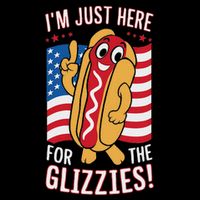 Funny IM Just Here For The Glizzies Cooling Performance Crew T-Shirt