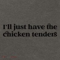 Funny ILl Just Have The Chicken Tenders Christmas Chicken Nugget Cotton Canvas Backpack