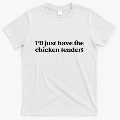Funny ILl Just Have The Chicken Tenders Christmas Chicken Nugget T-Shirt