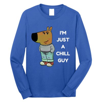 Funny IM Just A Chill Guy Meme Long Sleeve Shirt