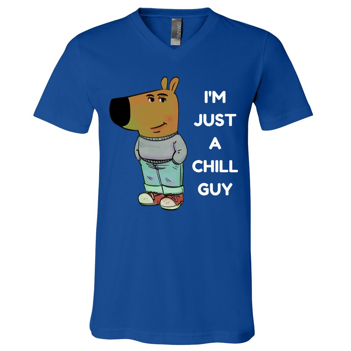 Funny IM Just A Chill Guy Meme V-Neck T-Shirt