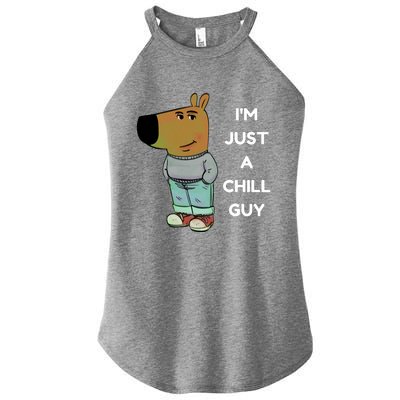 Funny IM Just A Chill Guy Meme Women's Perfect Tri Rocker Tank