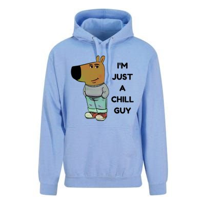 Funny IM Just A Chill Guy Meme Unisex Surf Hoodie