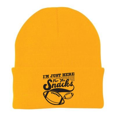 Funny I'm Just Here For The Snacks Knit Cap Winter Beanie