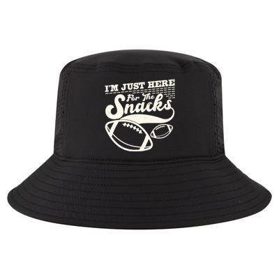 Funny I'm Just Here For The Snacks Cool Comfort Performance Bucket Hat