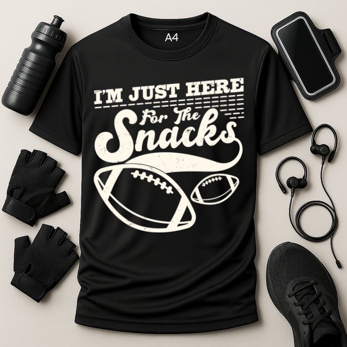 Funny I'm Just Here For The Snacks Performance Shirt