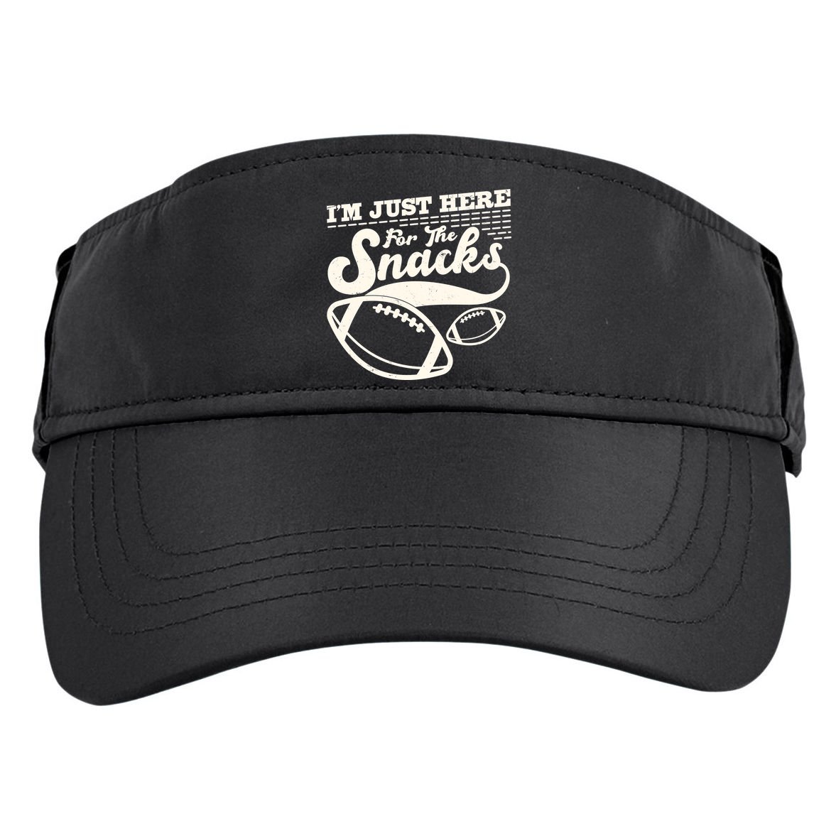 Funny I'm Just Here For The Snacks Adult Drive Performance Visor