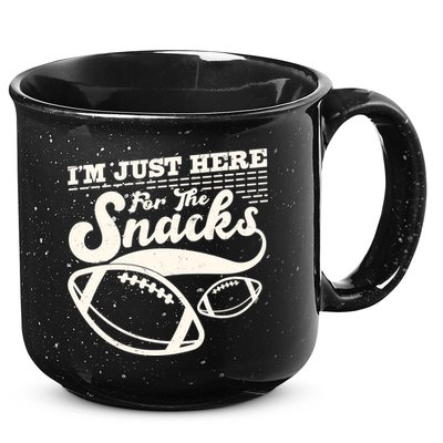 Funny I'm Just Here For The Snacks 15oz Campfire Ceramic Mug