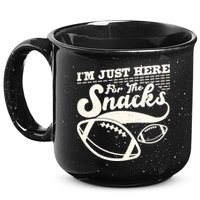 Funny I'm Just Here For The Snacks 15oz Campfire Ceramic Mug