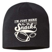 Funny I'm Just Here For The Snacks Sustainable Beanie