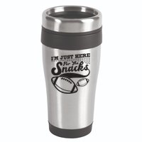 Funny I'm Just Here For The Snacks 16oz Travel Tumbler