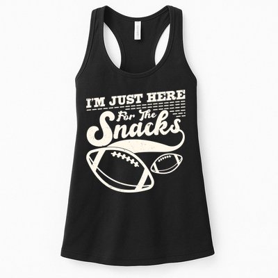 Funny I'm Just Here For The Snacks Womens Tank Top