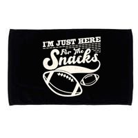 Funny I'm Just Here For The Snacks Microfiber Hand Towel