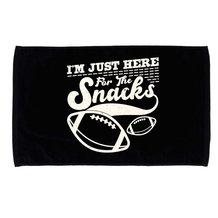 Funny I'm Just Here For The Snacks Microfiber Hand Towel