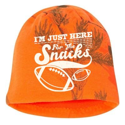 Funny I'm Just Here For The Snacks Kati - Camo Knit Beanie